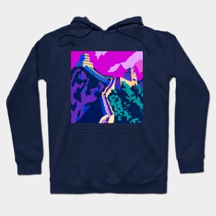 Great Wall of China Pop Art Hoodie